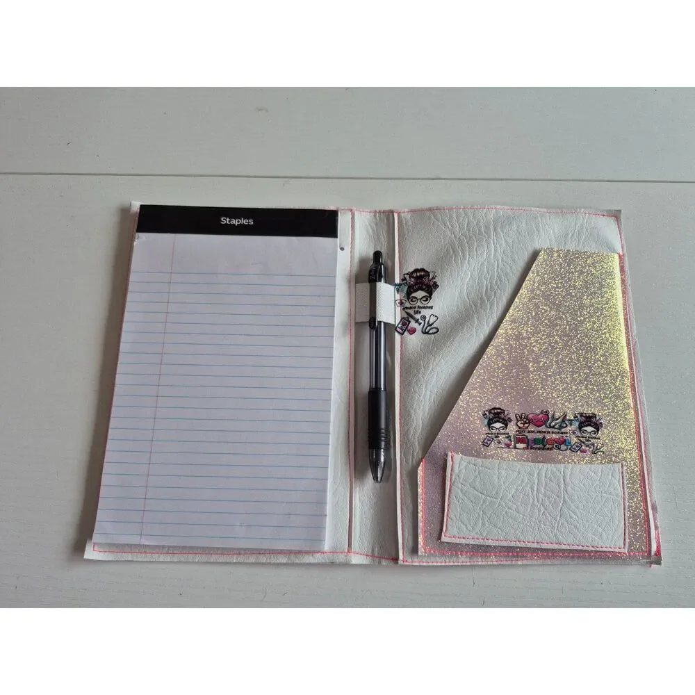 Bow Stethoscope Diamond Notebook - Medical Assistant & Nurse Planner Organizer